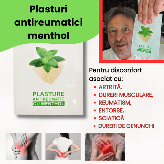 Plasturi antireumatici si antidurere - Pachet 8buc.